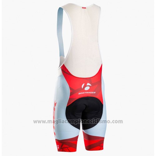 2016 Abbigliamento Ciclismo Trek Bontrager Blu e Rosso Manica Corta e Salopette